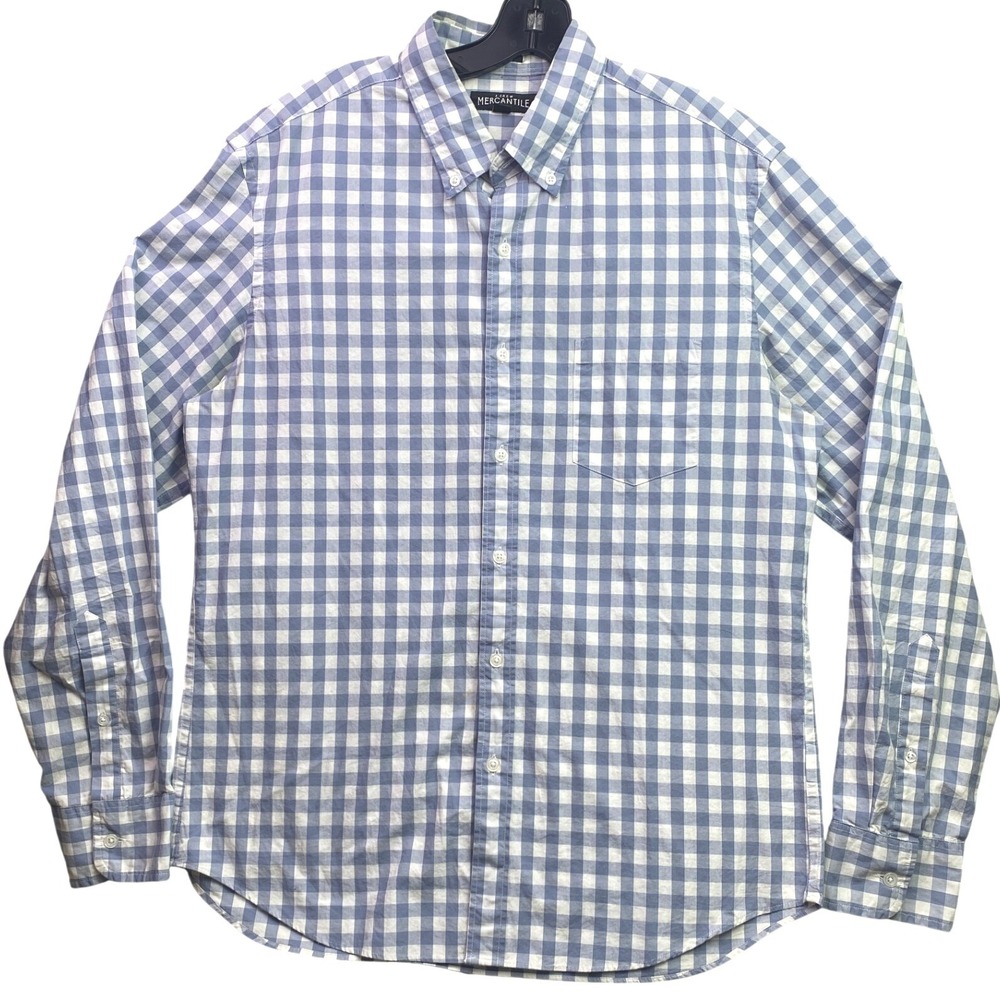 J.Crew Shirt Mens Large Gingham Preppy Academia‎ Office Career Everyday